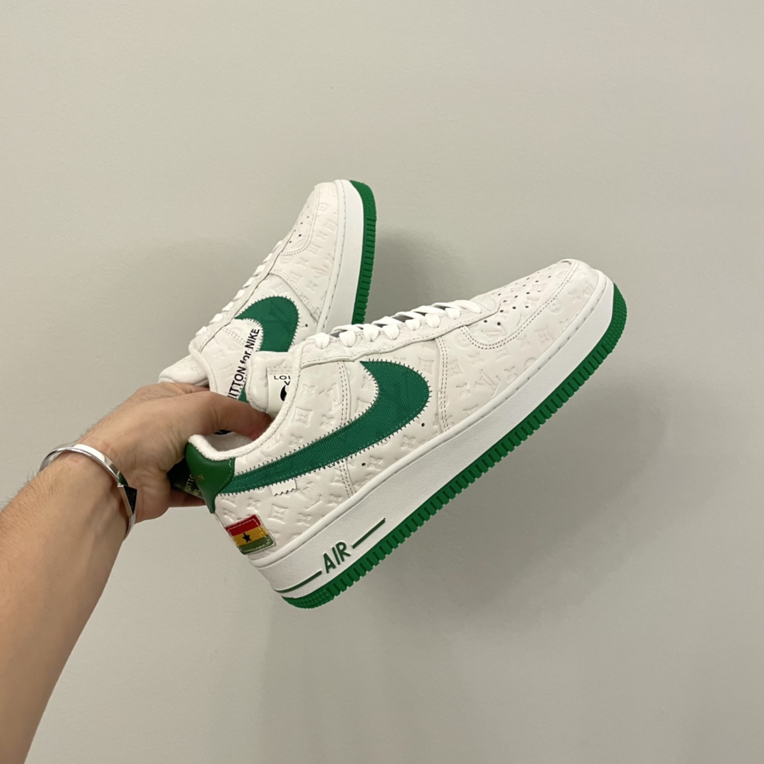 Louis Vuitton X Nike Air Force 1 Sneaker In White - FashionPlug