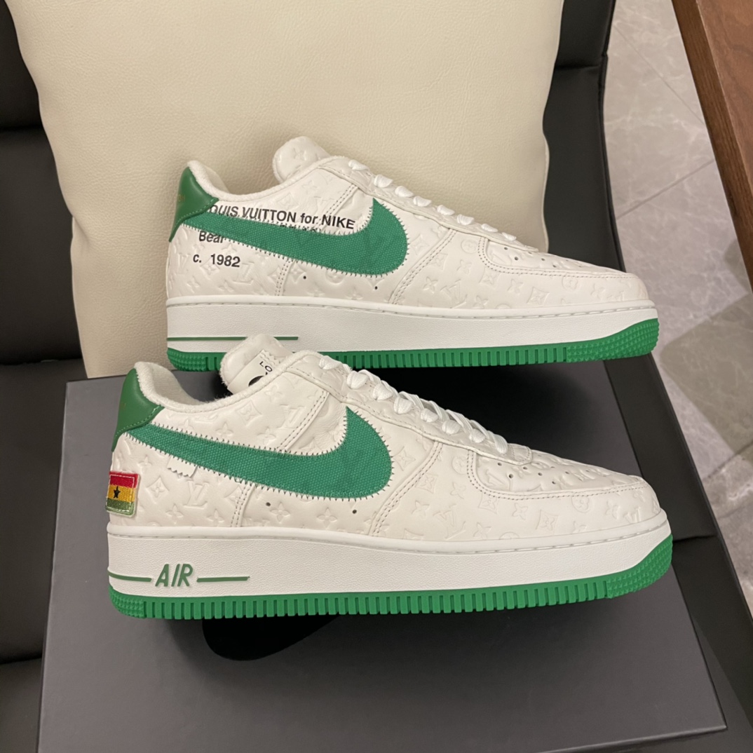 Louis Vuitton X Nike Air Force 1 Sneaker In White - FashionPlug