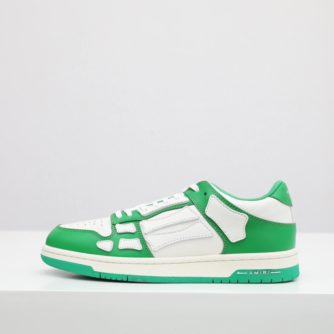 Amiri Skel-Top Low Sneaker Green/White - FashionPlug