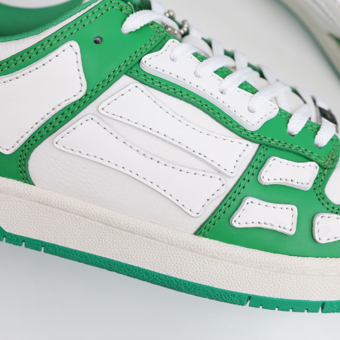 Amiri Skel-Top Low Sneaker Green/White - FashionPlug