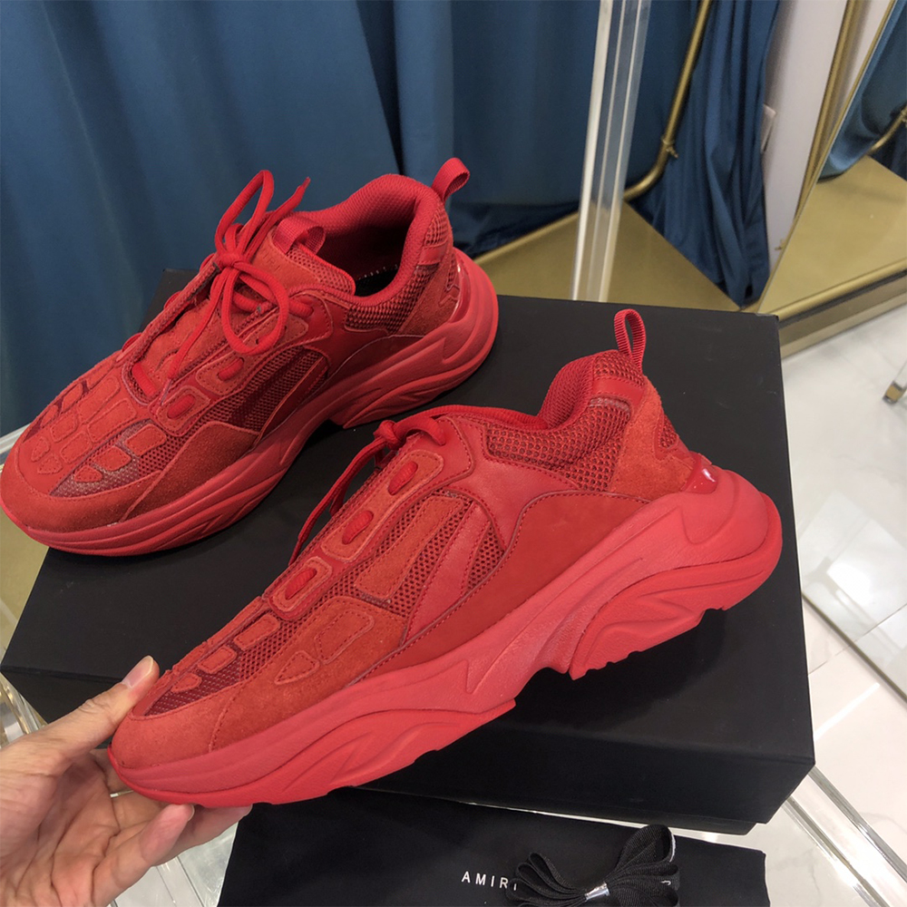 Amiri Bone Runner All Red - FashionPlug