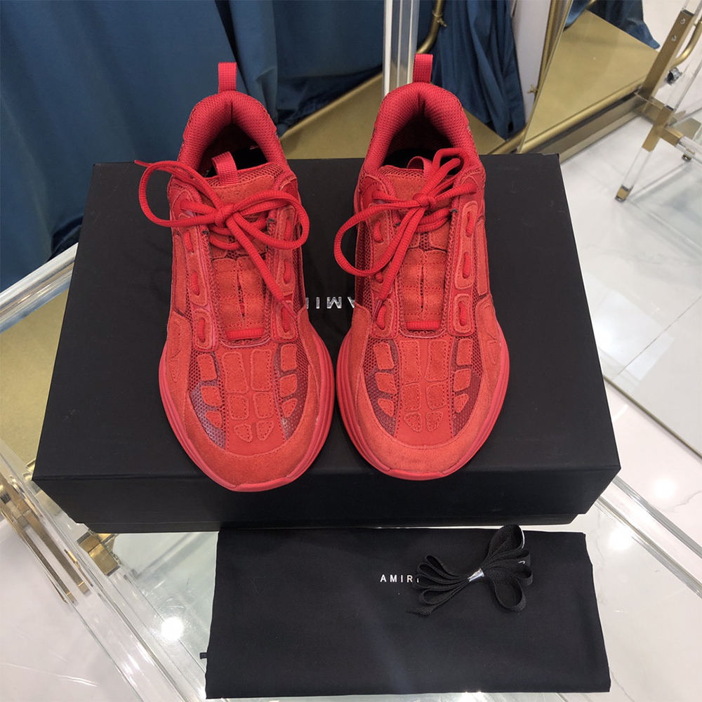 Amiri Bone Runner All Red - FashionPlug