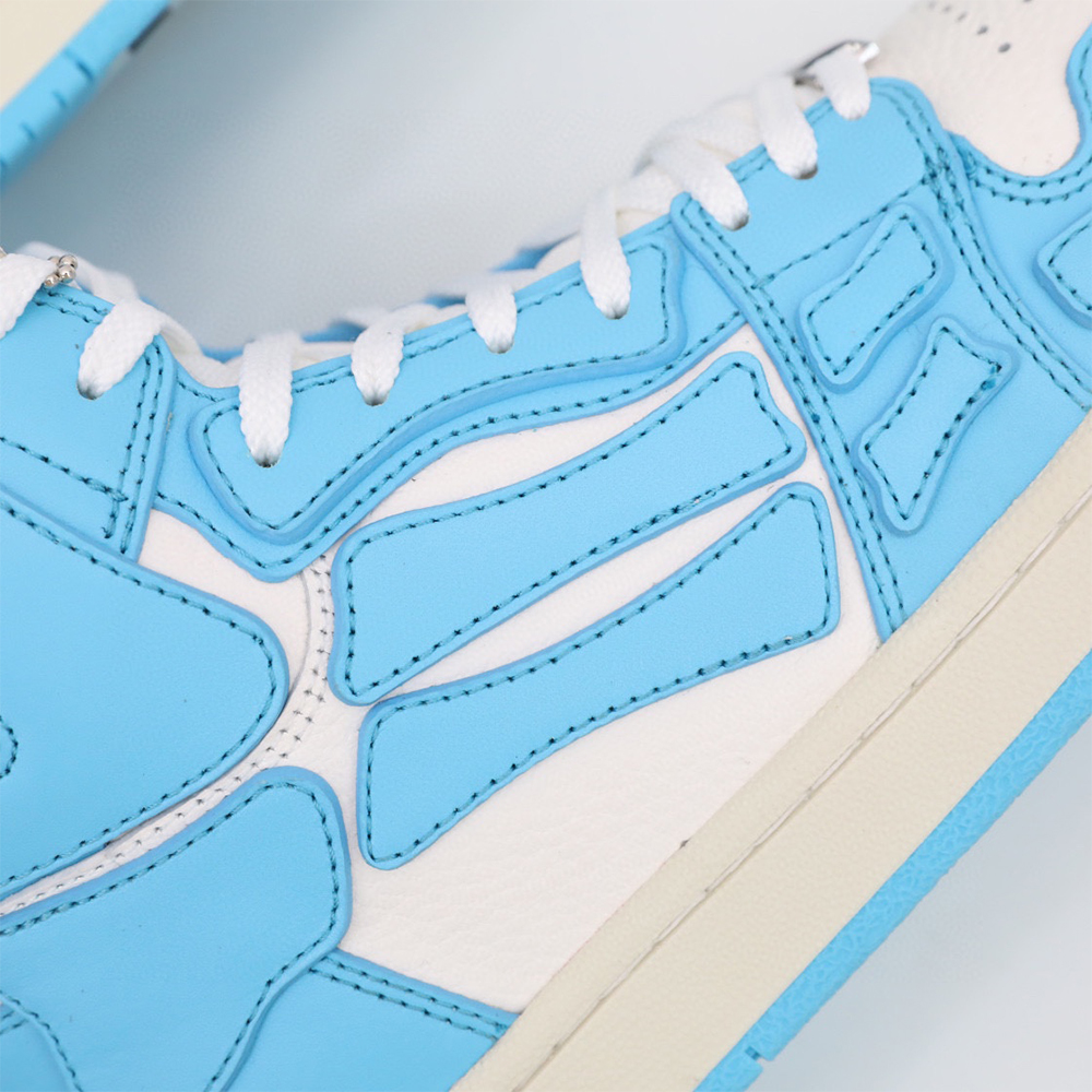 Amiri Skel-Top Hi Sneaker Blue/White - FashionPlug