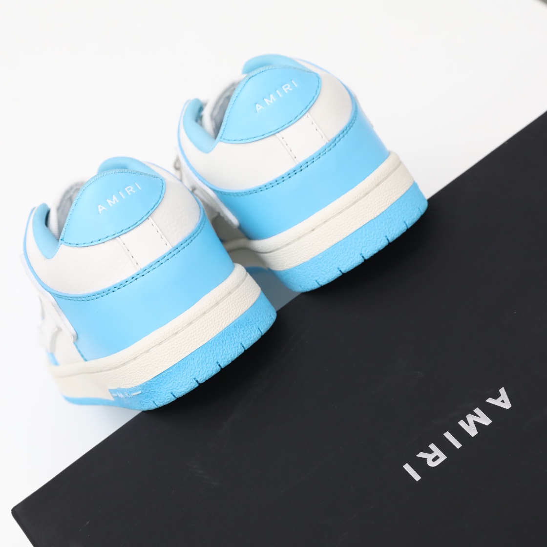 Amiri Skel-Top Low Sneaker Blue/White - FashionPlug