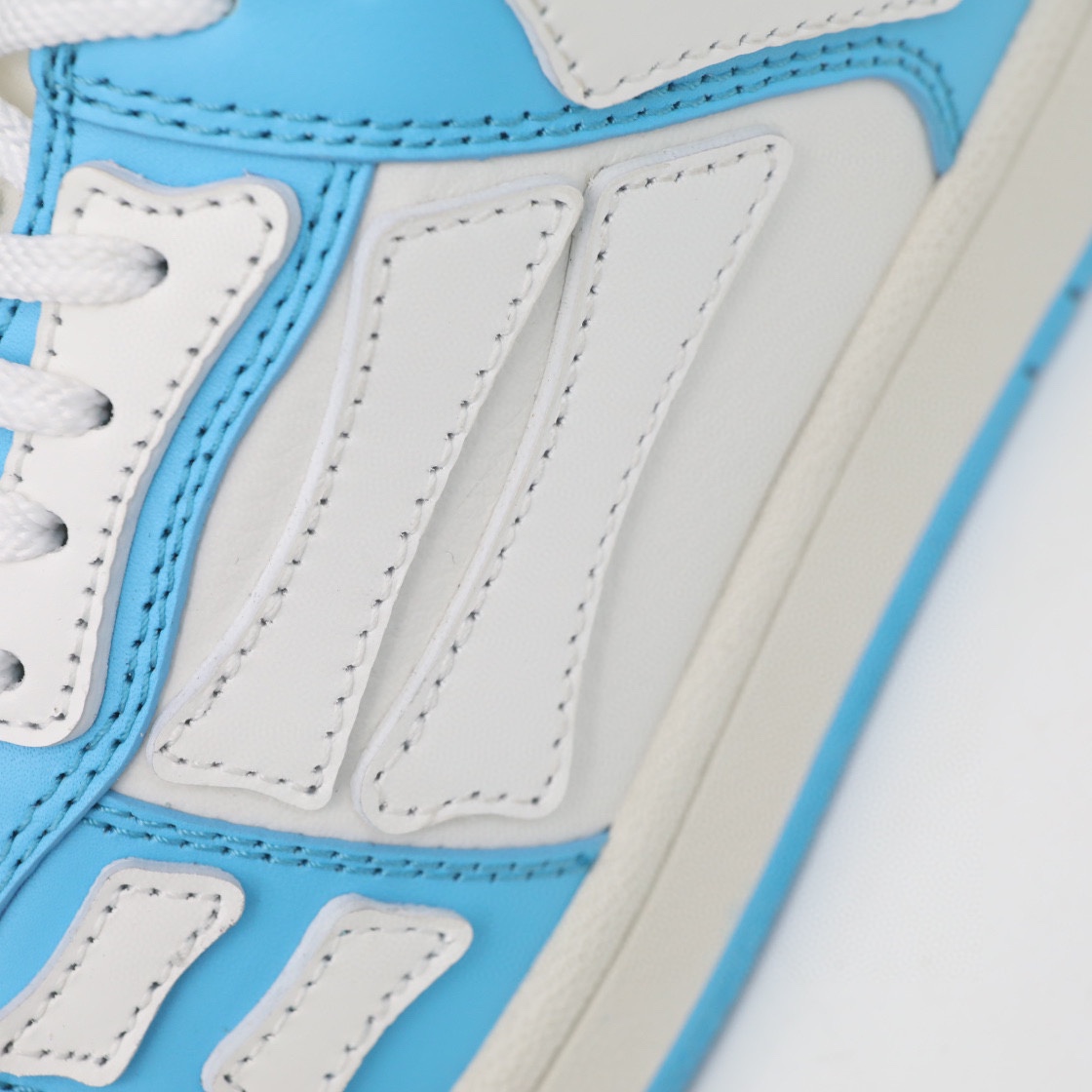 Amiri Skel-Top Low Sneaker Blue/White - FashionPlug