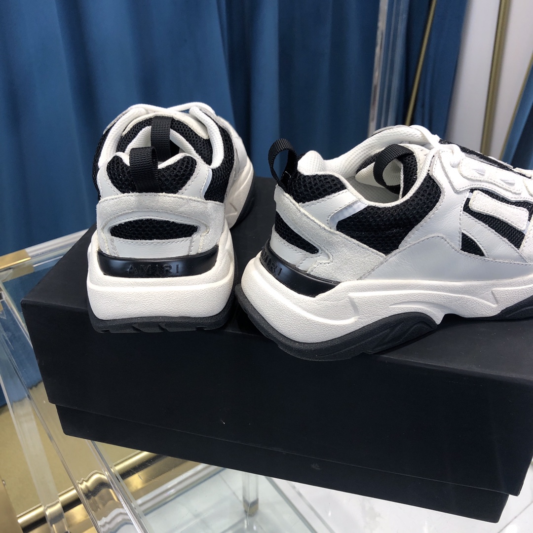 Amiri Bone Runner White & Black - FashionPlug