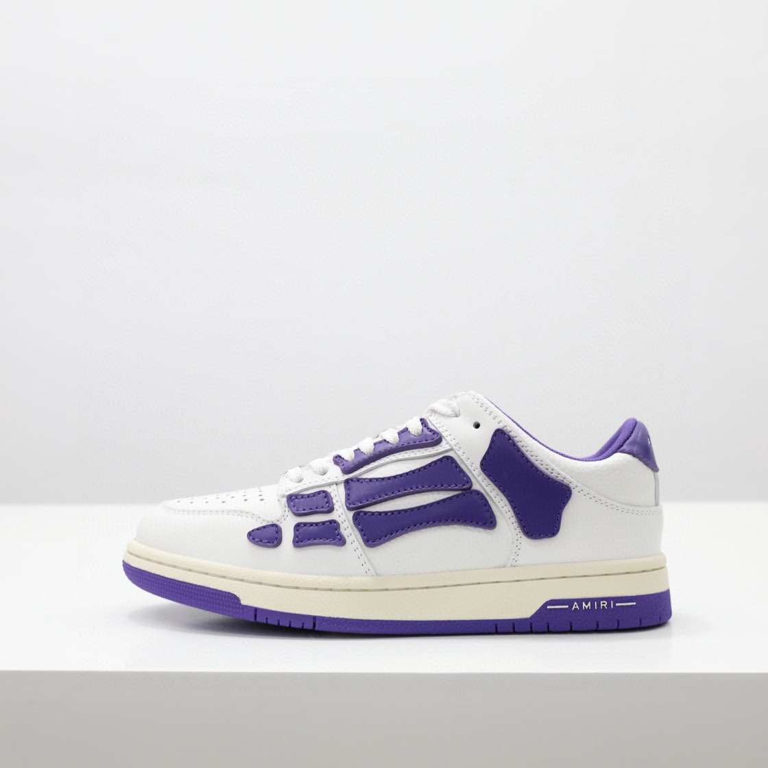 Amiri Skel-Top Low Sneaker Purple/White - FashionPlug