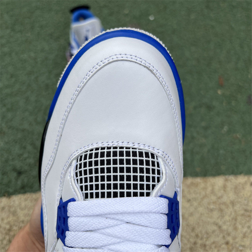 Nike Air Jordan 4 Retro White Motorsports Sneaker - FashionPlug