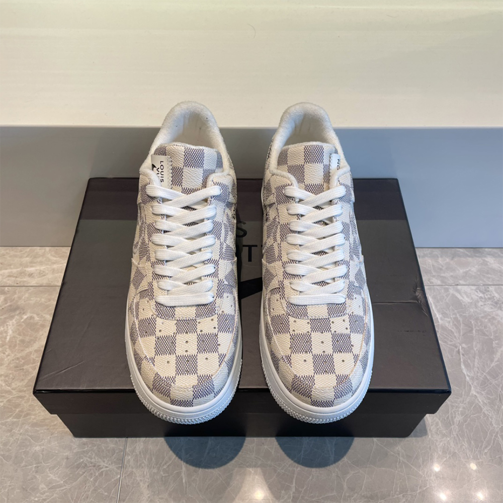 Louis Vuitton X Nike Air Force 1 Damier Sneaker - FashionPlug