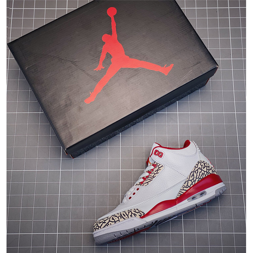 Air Jordan 3 Retro 'Cardinal Red' CT8532-126 Sneaker - FashionPlug