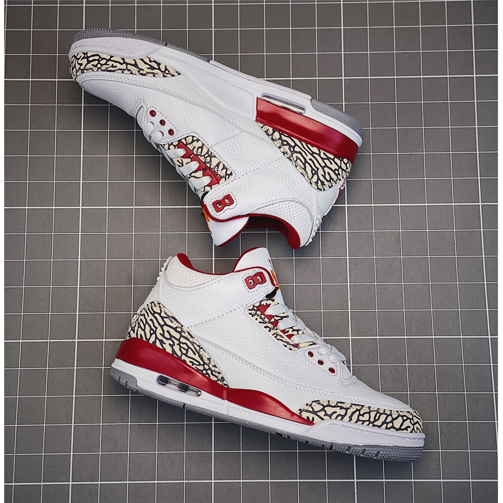Air Jordan 3 Retro 'Cardinal Red' CT8532-126 Sneaker - FashionPlug
