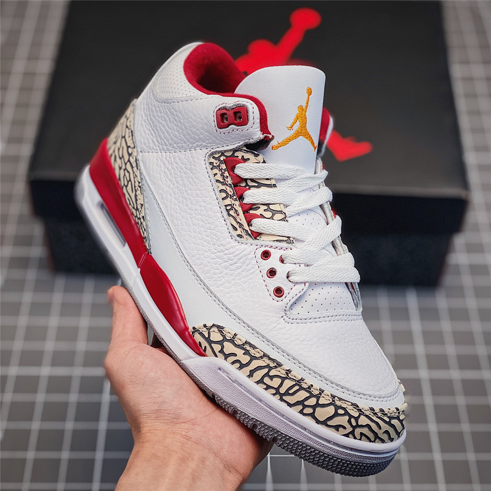 Air Jordan 3 Retro 'Cardinal Red' CT8532-126 Sneaker - FashionPlug