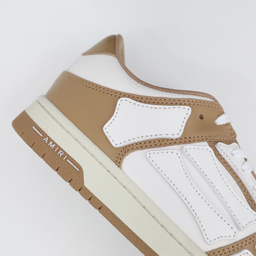 Amiri Skel-Top Low Sneaker Brown/White - FashionPlug