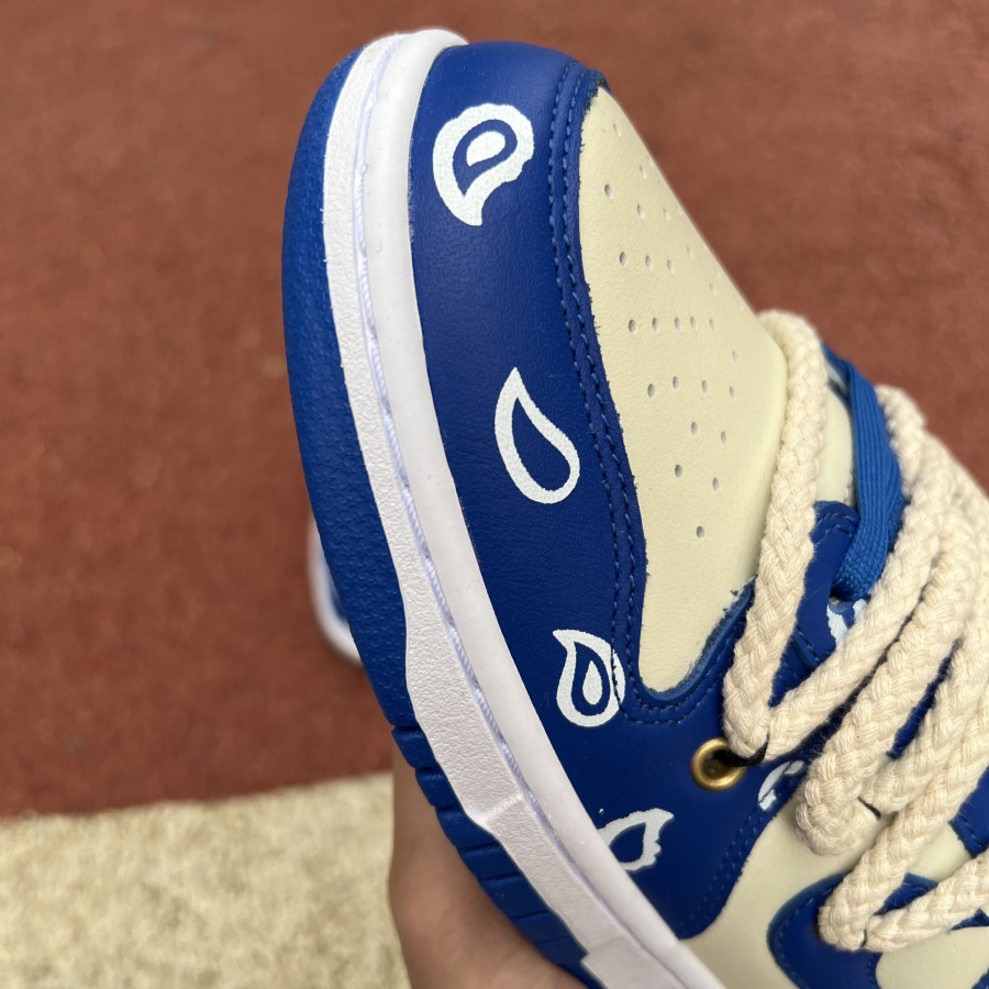 Nike SB Dunk Low Lot Red White Paisleye Sneaker DD1391-001 - FashionPlug