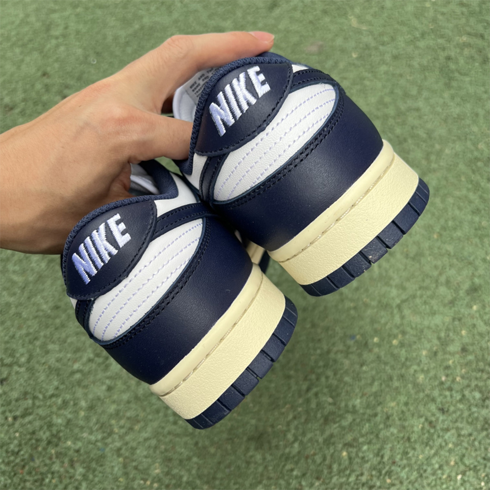 Nike Dunk Vintage Navy Sneaker - FashionPlug