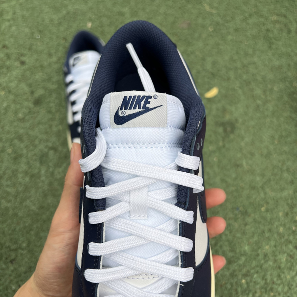 Nike Dunk Vintage Navy Sneaker - FashionPlug