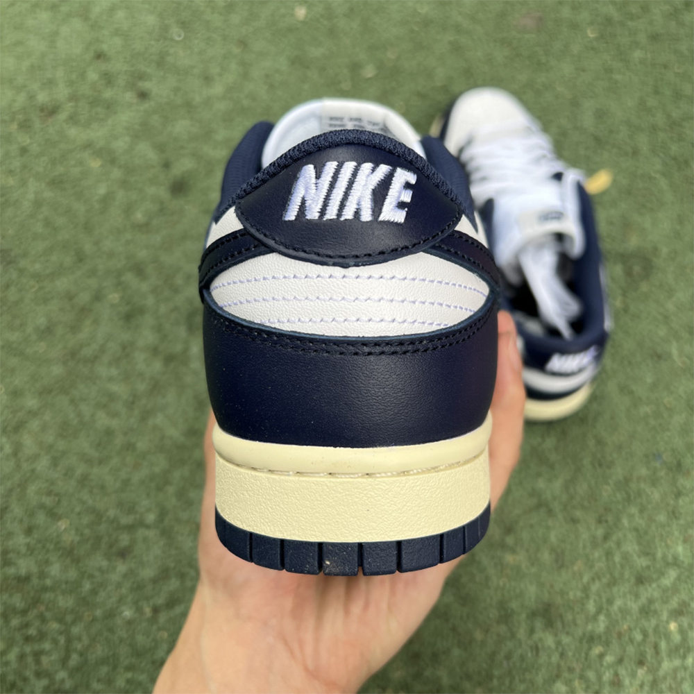 Nike Dunk Vintage Navy Sneaker - FashionPlug