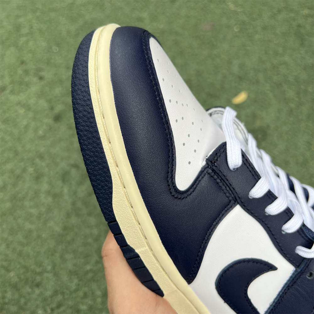 Nike Dunk Vintage Navy Sneaker - FashionPlug
