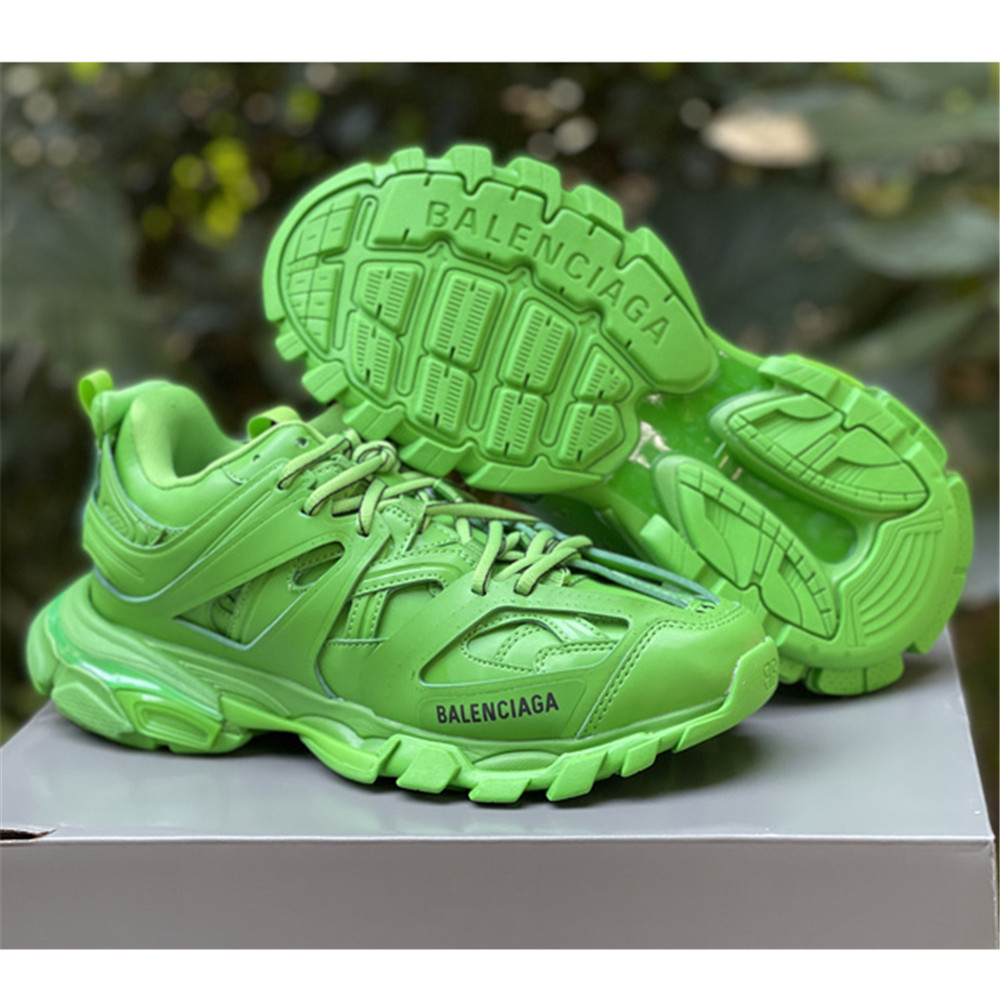 Balenciaga Track Sneaker In Green - FashionPlug