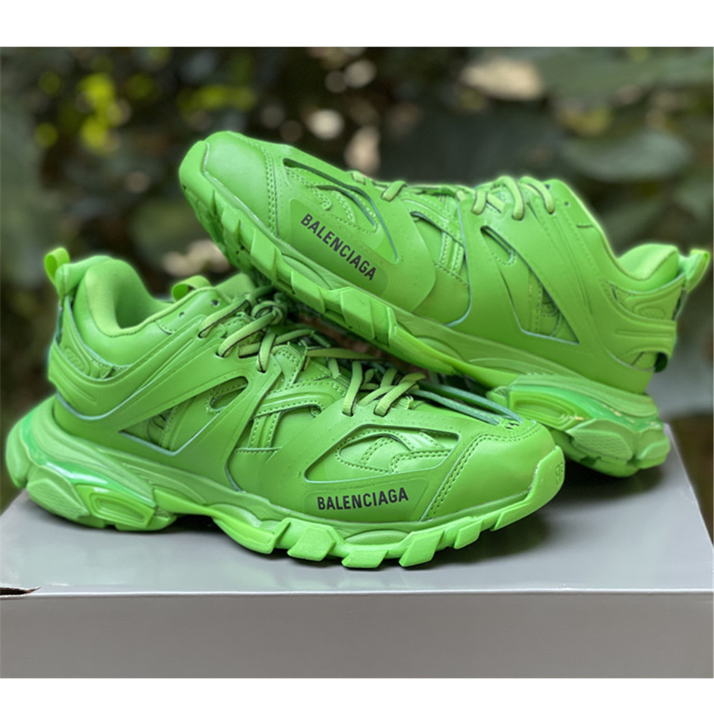 Balenciaga Track Sneaker In Green - FashionPlug