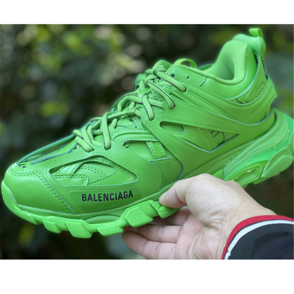 Balenciaga Track Sneaker In Green - FashionPlug
