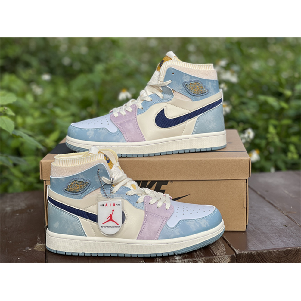 Air Jordan 1 Zoom CMFT “Celestine Blue” Sneaker - FashionPlug