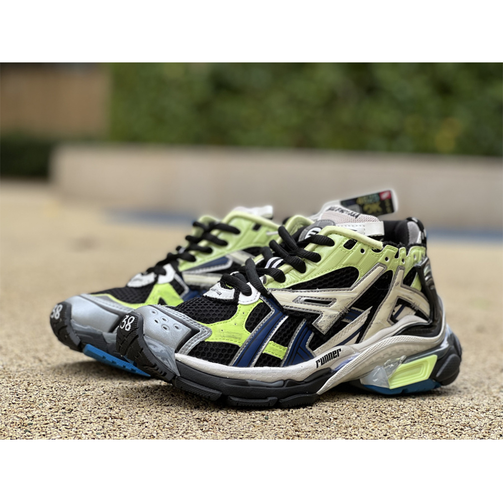 Balenciaga Runner Sneaker In Green - FashionPlug