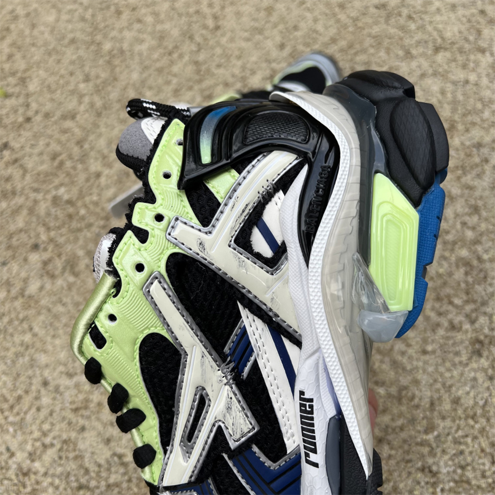 Balenciaga Runner Sneaker In Green - FashionPlug
