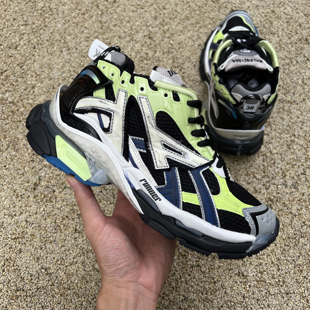 Balenciaga Runner Sneaker In Green - FashionPlug