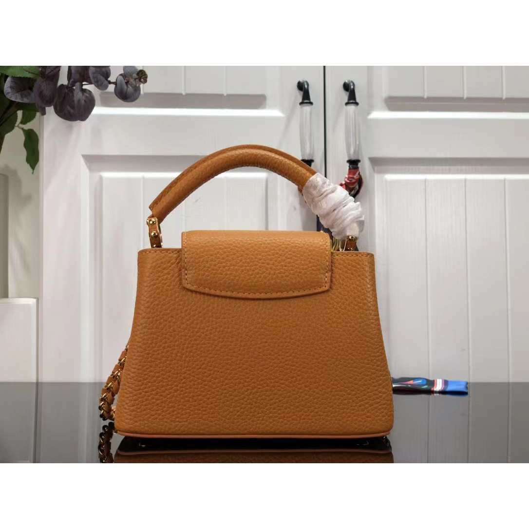 Louis Vuitton Capucines  Mini Handbag In Brown(21 x 14 x 8 cm) - FashionPlug