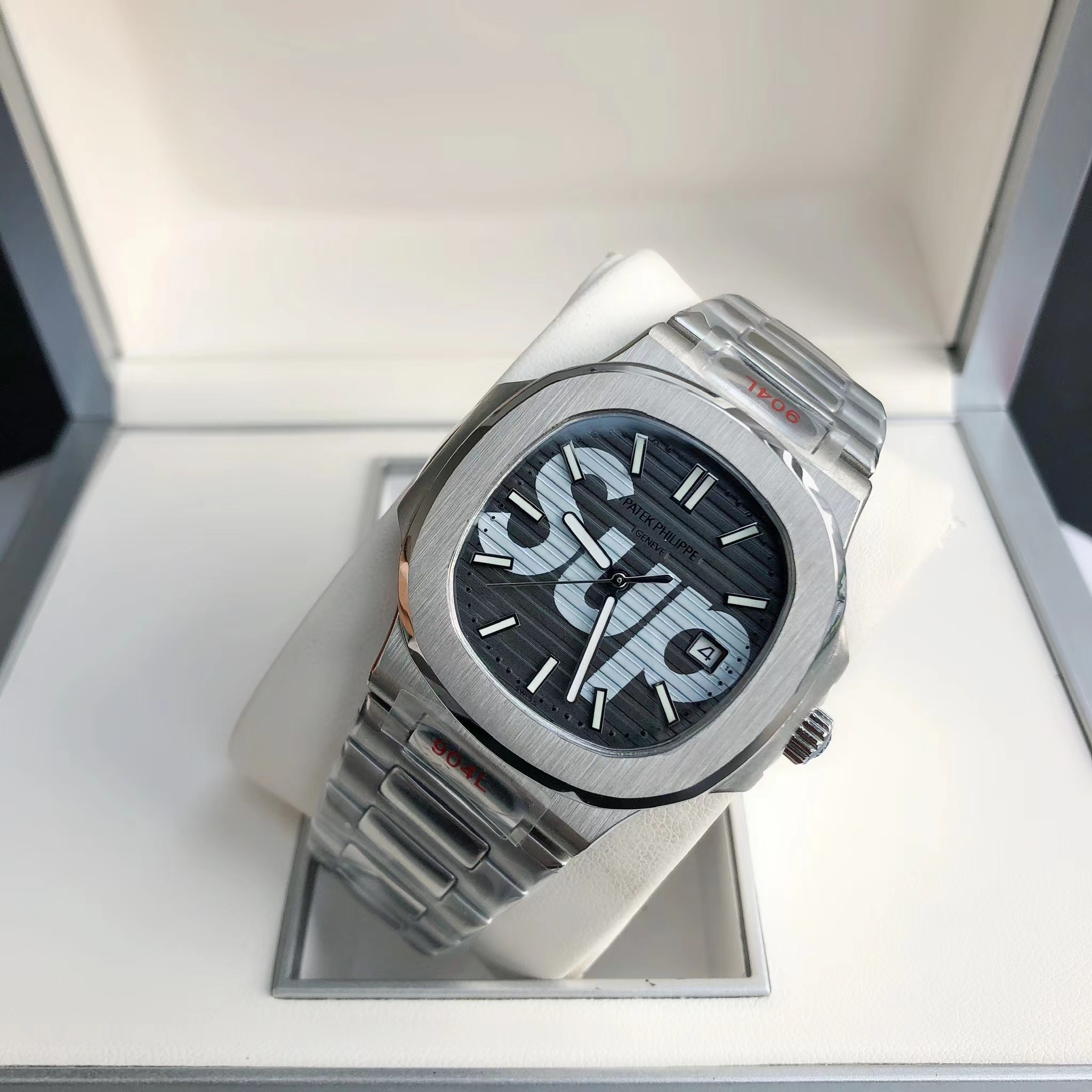 Patek Philipps Sa X Supreme Watch - FashionPlug