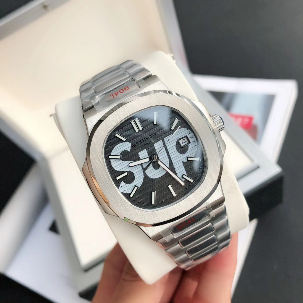 Patek Philipps Sa X Supreme Watch - FashionPlug