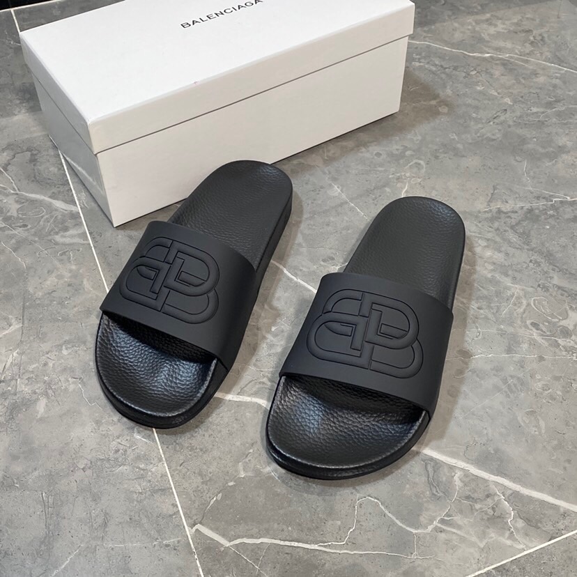 Balenciaga Bb Slide Sandal - FashionPlug