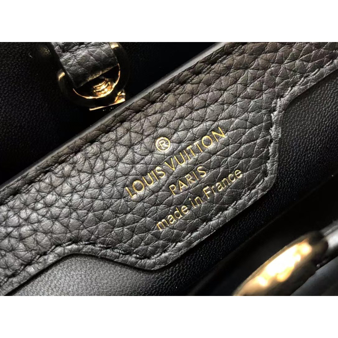 Louis Vuitton Capucines Handbag In Black（27 x 18 x 9cm） - FashionPlug