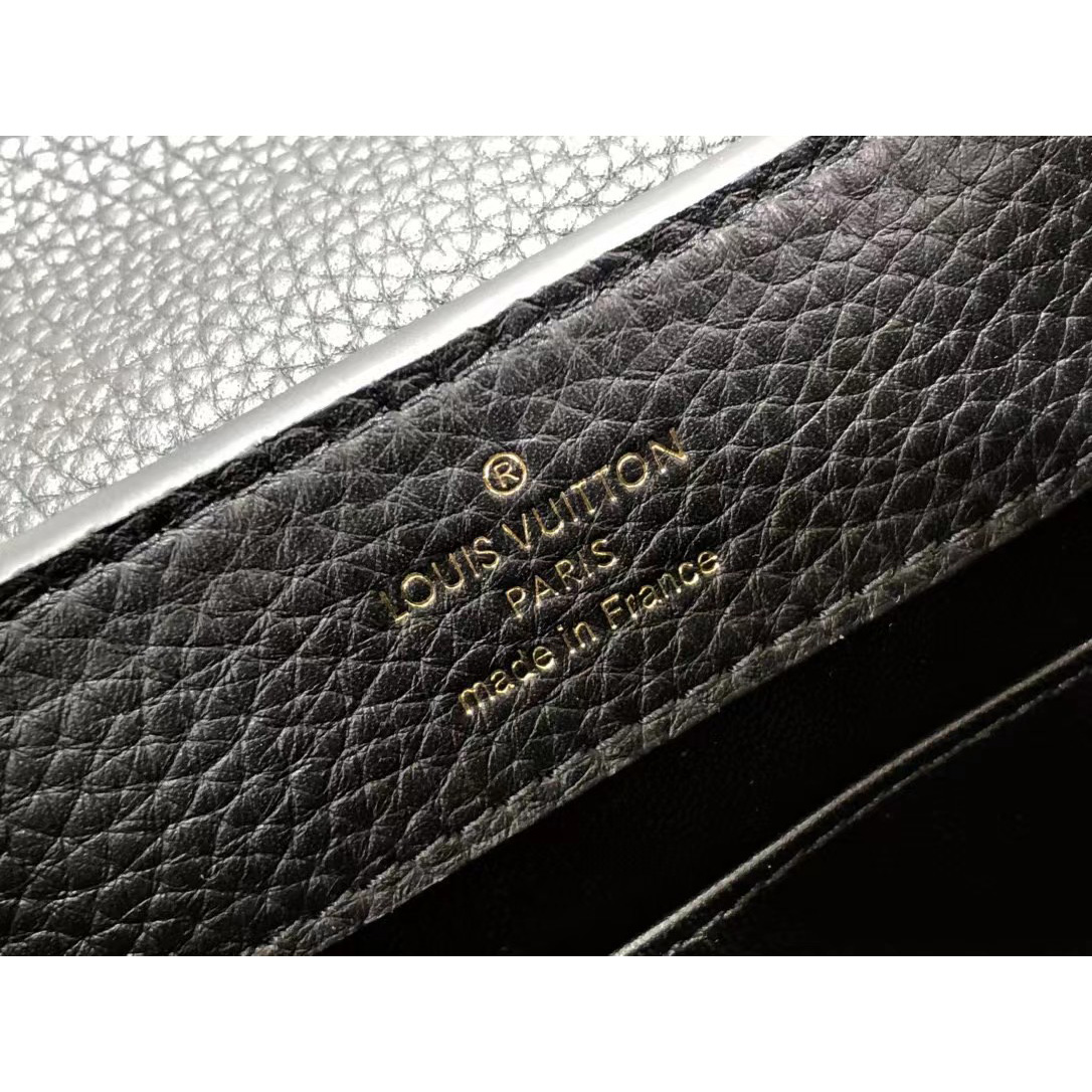 Louis Vuitton Capucines Mini Handbag In Black(21 x 14 x 8 cm) - FashionPlug