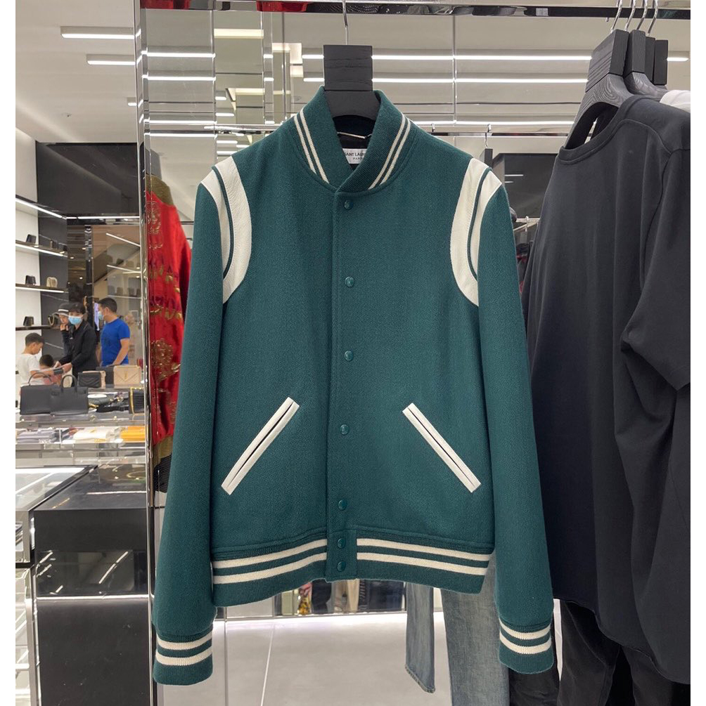 Saint Laurent Logo Jacket - FashionPlug