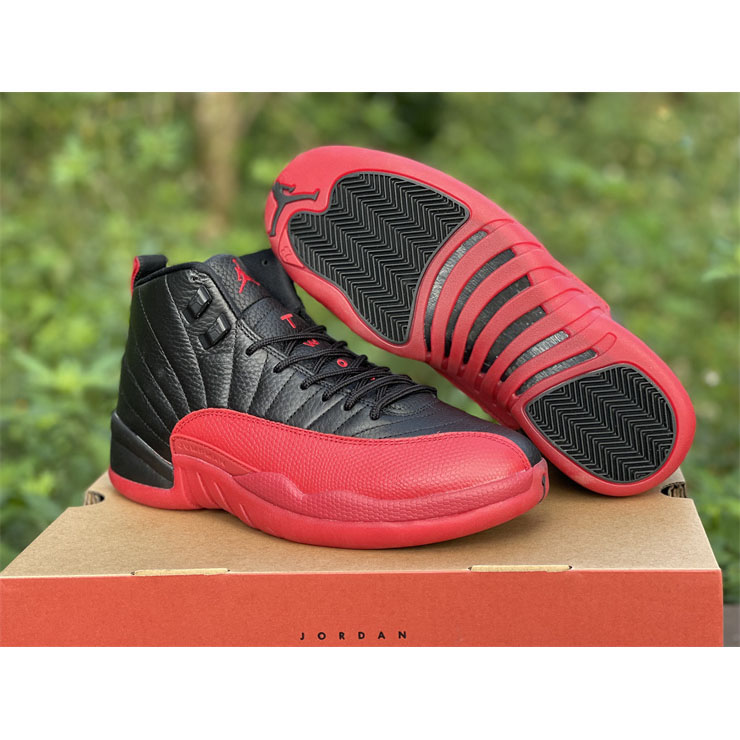 Air Jordan 12 “Flu Game” Sneakers - FashionPlug
