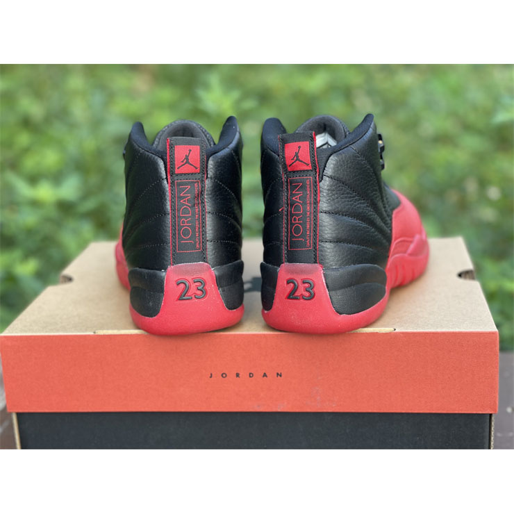 Air Jordan 12 “Flu Game” Sneakers - FashionPlug