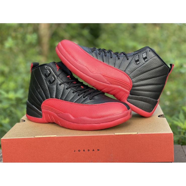 Air Jordan 12 “Flu Game” Sneakers - FashionPlug