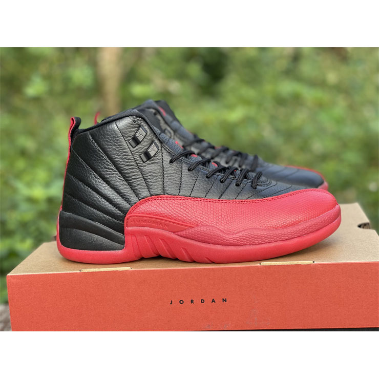 Air Jordan 12 “Flu Game” Sneakers - FashionPlug