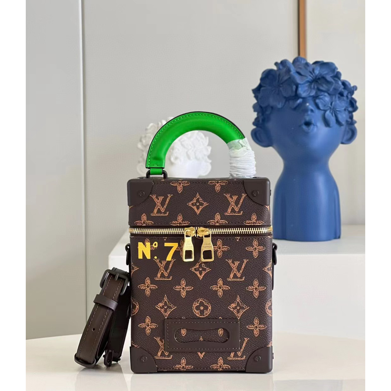 Louis Vuitton Vertical Box Trunk Handbag(15.5-22-7.5 CM) - FashionPlug