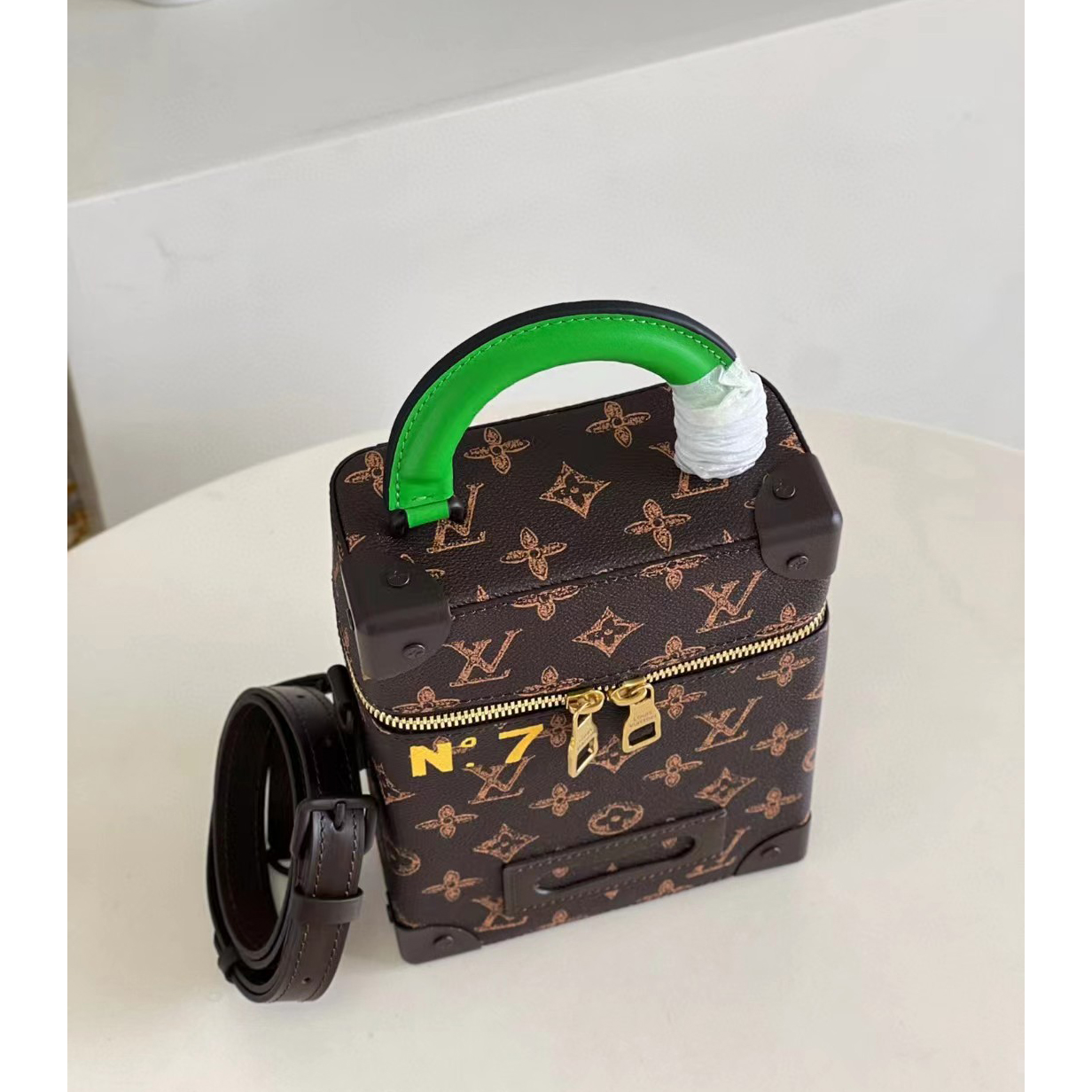 Louis Vuitton Vertical Box Trunk Handbag(15.5-22-7.5 CM) - FashionPlug