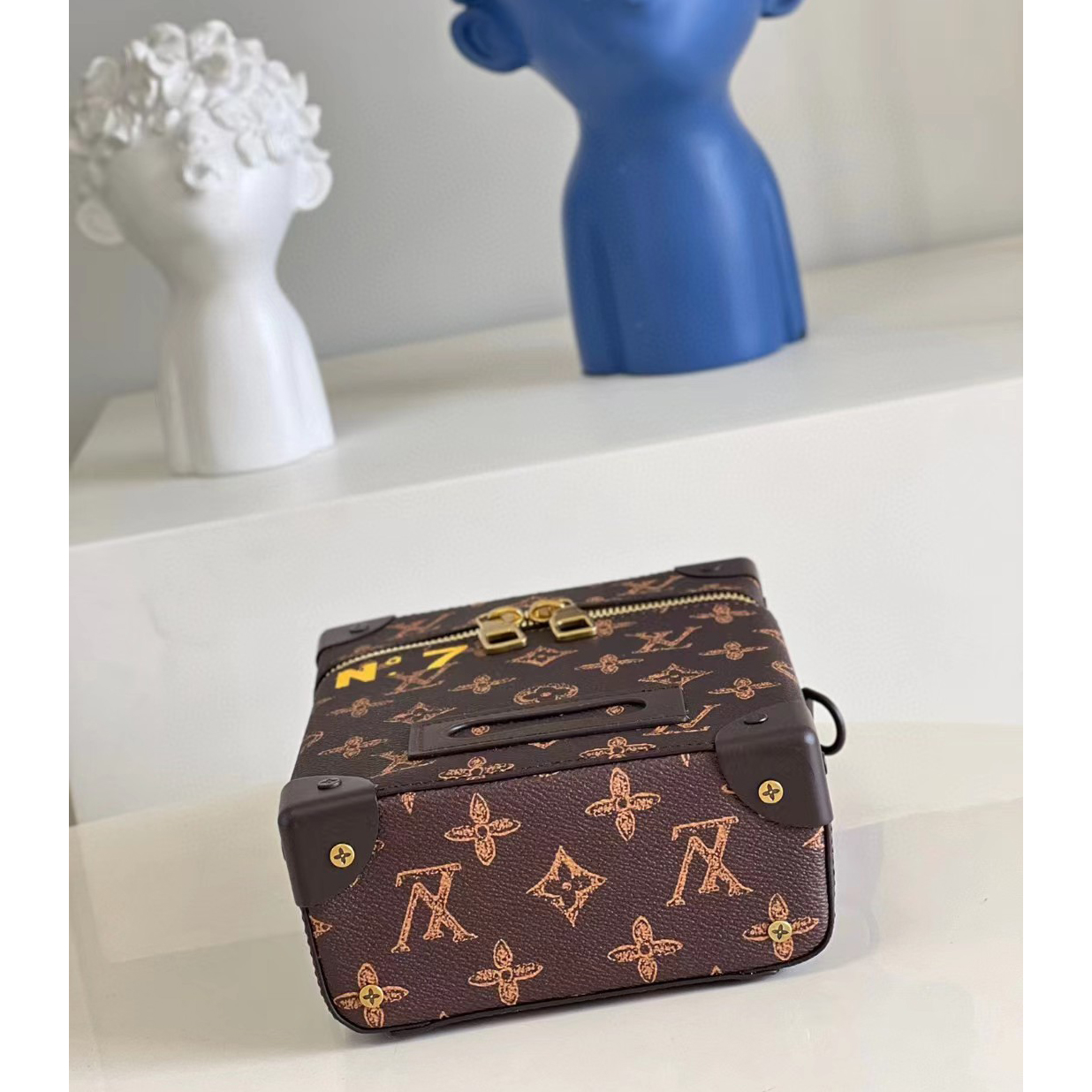 Louis Vuitton Vertical Box Trunk Handbag(15.5-22-7.5 CM) - FashionPlug