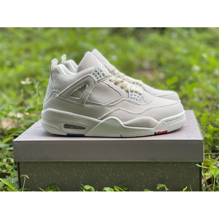 Air Jordan 4 WMNS “Canvas” DQ4909-100 - FashionPlug