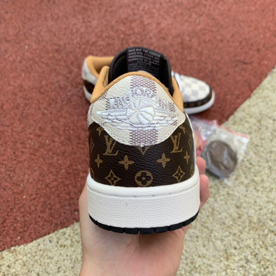 Travis Scott x Nike Air Jordan 1 Low AJ1 Sneaker DM7866-116 - FashionPlug