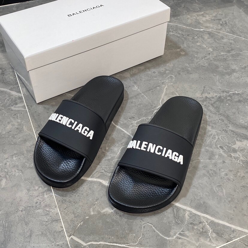 Balenciaga Bb Slide Sandal - FashionPlug