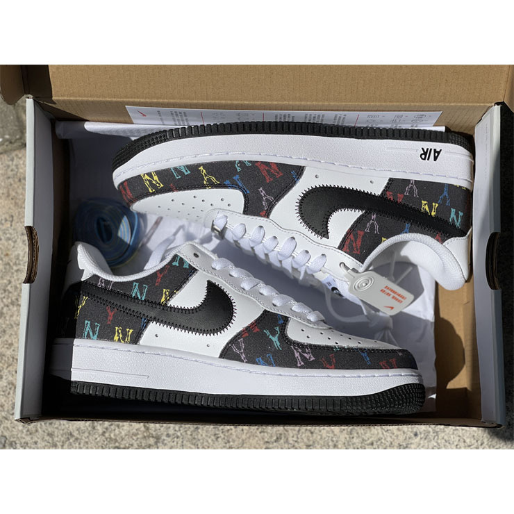 Nike Air Force 1  Printed stitching Low Sneaker   315122-444 - FashionPlug