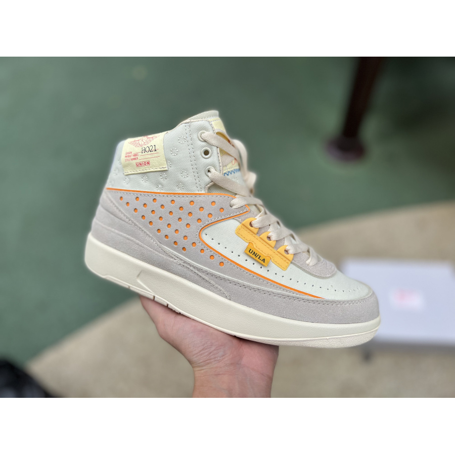 Union x Air Jordan 2 “Rattan”Sneakers - FashionPlug
