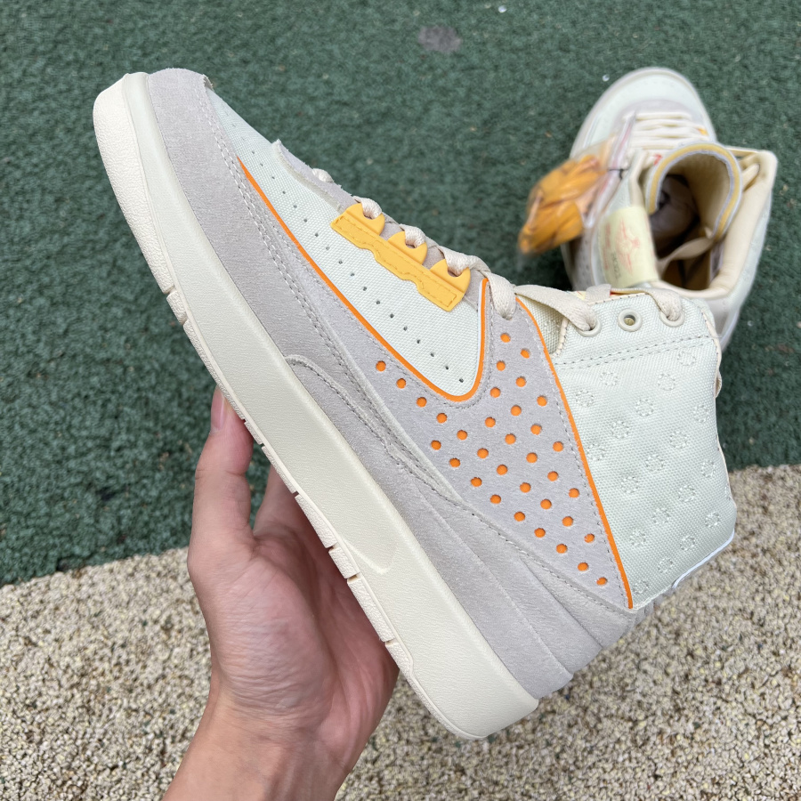 Union x Air Jordan 2 “Rattan”Sneakers - FashionPlug