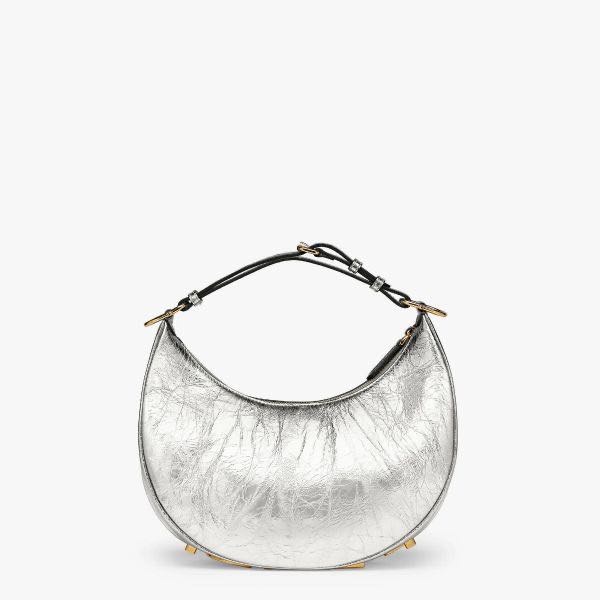 Fendi Graphy  Small White Leather Bag(5-16.5-14cm) - FashionPlug